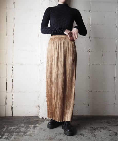 Pleated Easy Tight Skirt YE