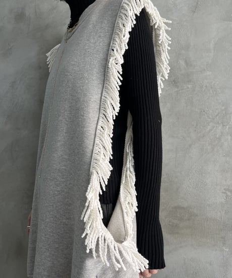 Orfeo Original Remake Fringe No Sleeve Sweat  GRWH