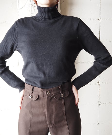 RALPH LAUREN Turtle Neck Knit BK
