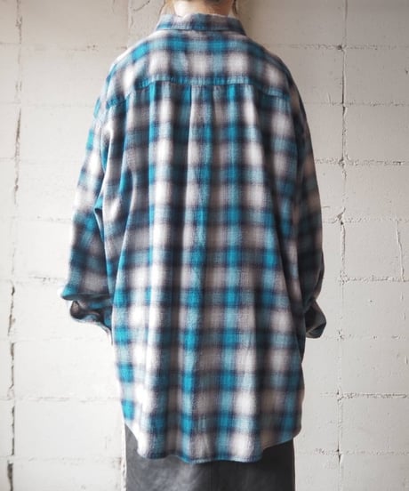 S.T JOHN's BAY Cotton Check Shirt GR BL