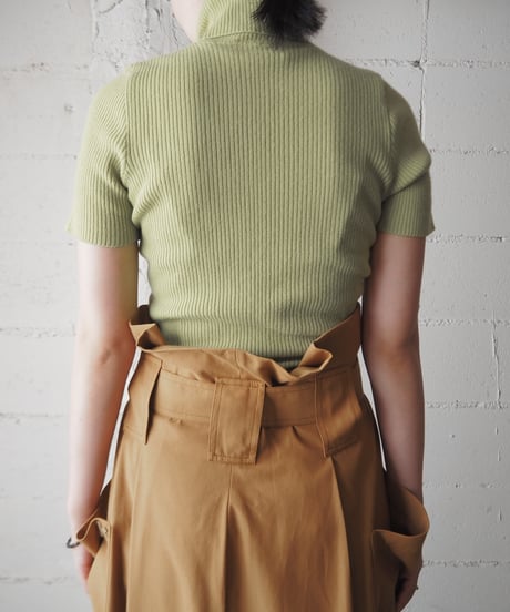 KENZO JEANS 2pockets Turtleneck Rib Knit YGN