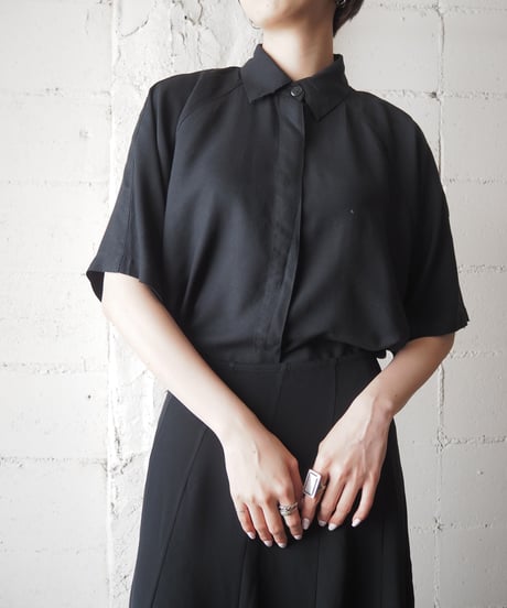 s/s Rayon Shirt BK