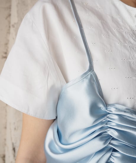 REMAKE Layered Hem Satin Camisole LBL