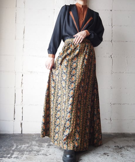 Layered Design Bicolor Blouse BKBR