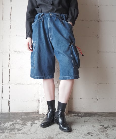 Remake POLO JEANS COMPANY RALPH LAUREN Drawstring Denim Shorts BL