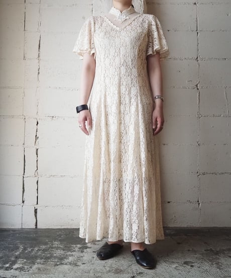 Laceup Back Lace Dress IV