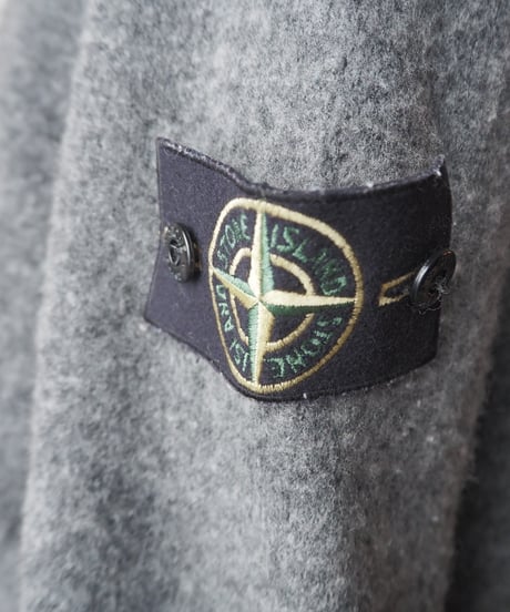 STONE ISLAND High Neck Half Zip Knit DGR