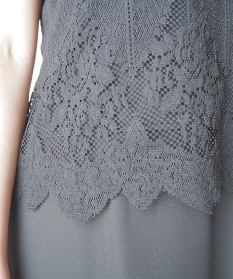 Lace Bodice S/S Dress BK