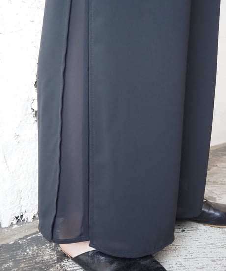 Seethrough Layered WidePants