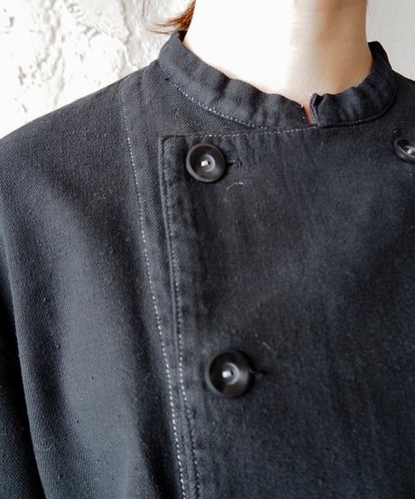 1960-70's Euro Cook Jacket Piece Dyeing & REMAKE BK