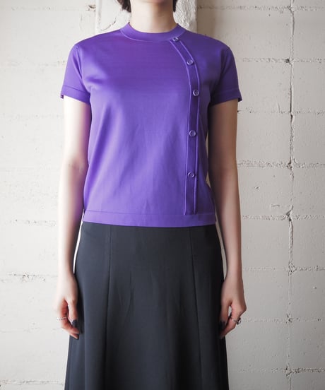 1970's Side Button Knit PUR