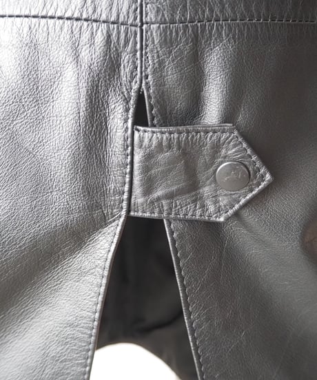 Leather Tight Skirt BK