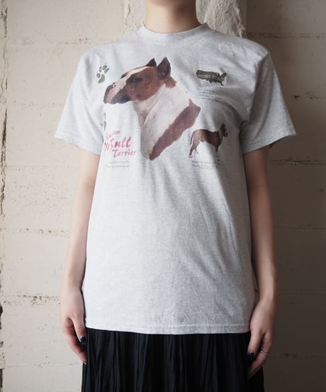 American PITBULL Terrier Print Tee GR