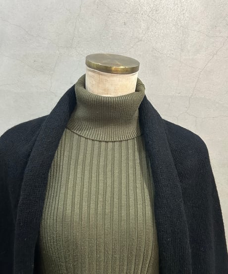 Y's Asymmetric Wool Cardigan BK