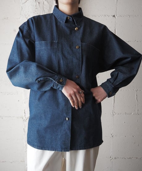 Design Front Plocker Denim Shirt NV