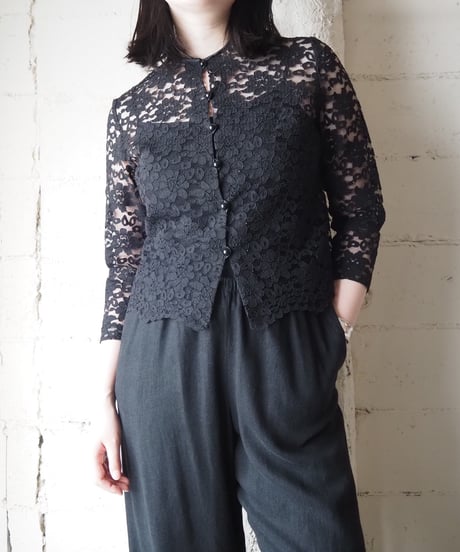 Flower Lace Jacket BK
