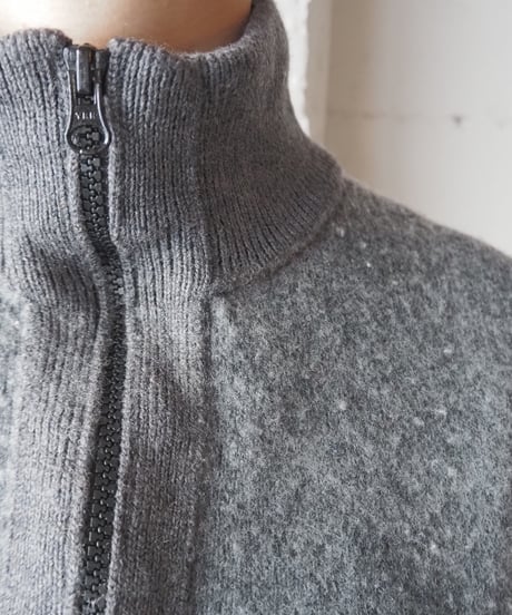 STONE ISLAND High Neck Half Zip Knit DGR