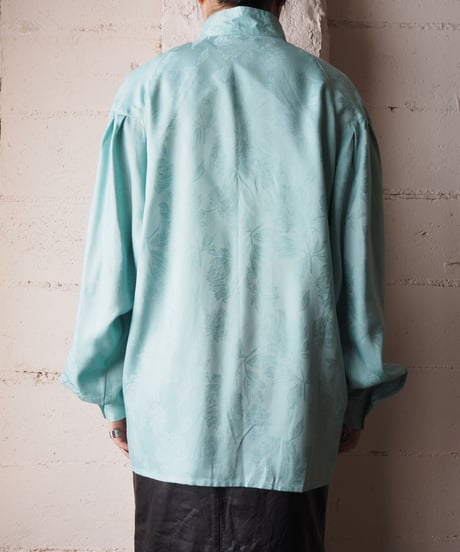 Shadow Botanical Pattern Blouse LBL