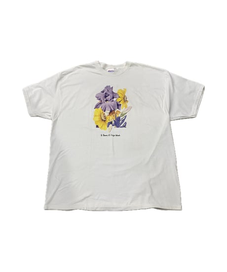 Flower Print Tee WH