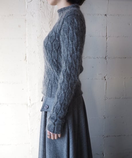 Roll Neck Mohair Knit GR
