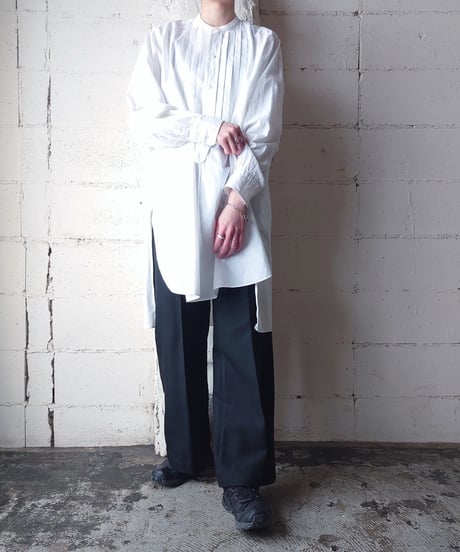 1940-1950's Pleated Bosom Dress Shirt  WH