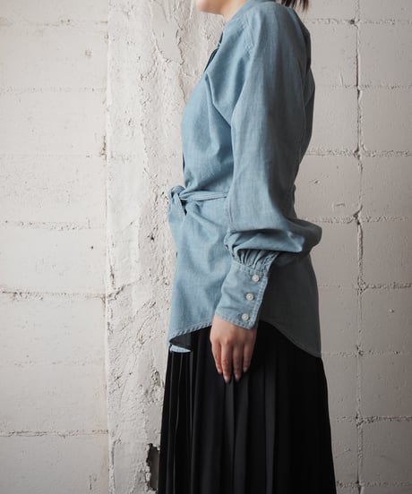 LAUREN Ralph Lauren Ribbon Waist Dungarees Shirt BL