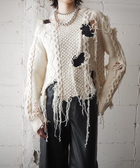 REMAKE Crashed Fisherman Sweater IV