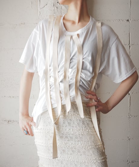 ORFEO Gather Tape Tee WH IV