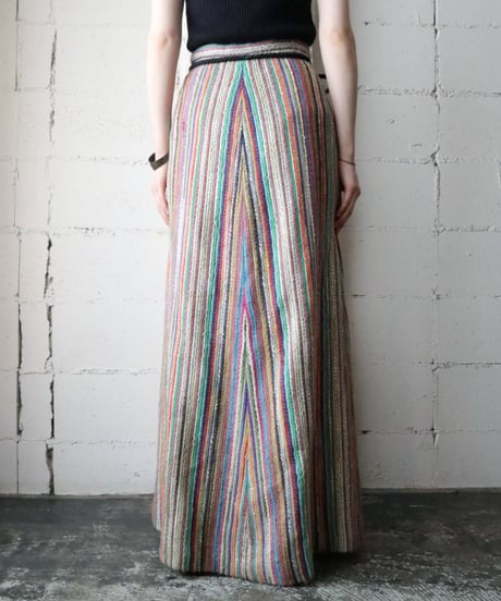 1960~70's Multi Color Long Skirt