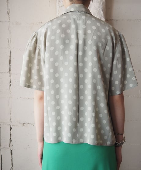Dot Silk Shirt GR