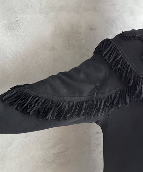 Fringe Design Knit BK