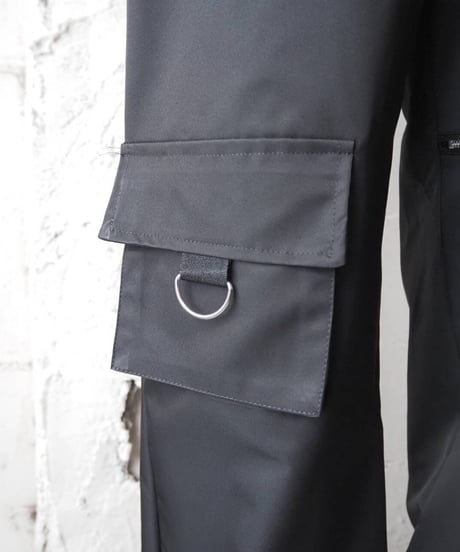 Zip Design Cargo Pants BK