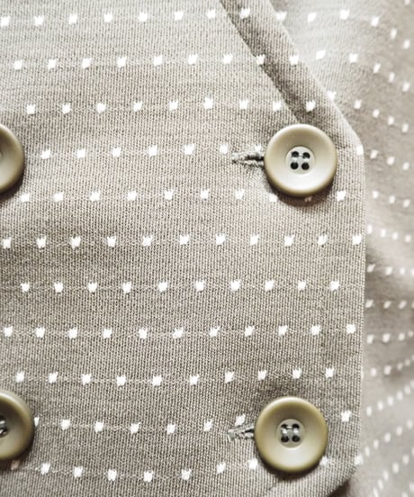 Double Breasted Dot Vest BR