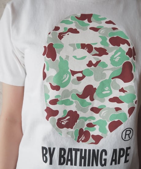 A BATHING APE Camouflage Tee WH