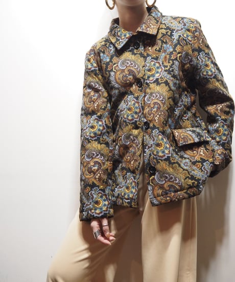 Paisley Pattern Jacket BK