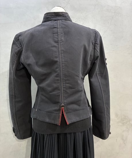 Marithé + François Girbaud Stand Collar Design Jacket BK