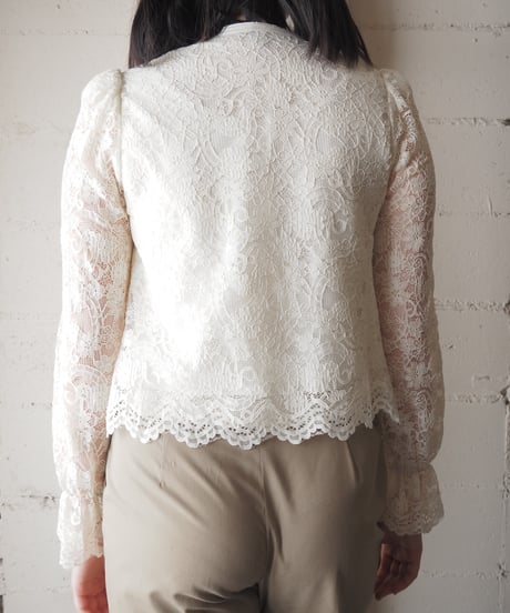 Tie-Front Lace Layering Jacket IV