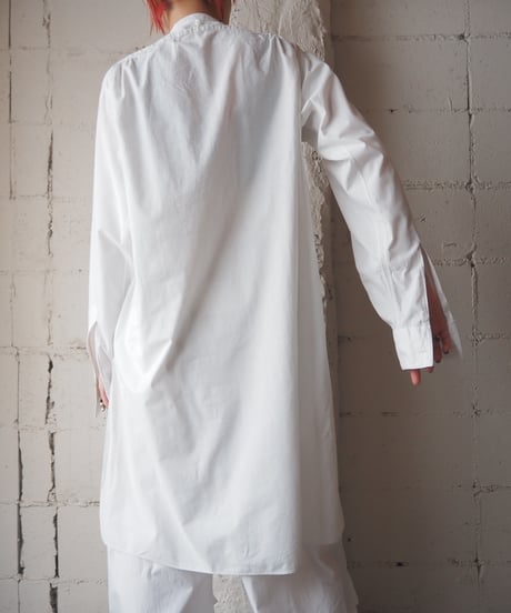 1940~50's Starched Bosom Long Shirt WH