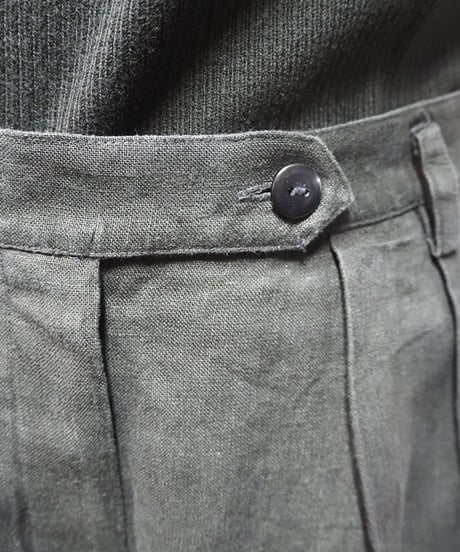 Linen Tuck Shorts BK