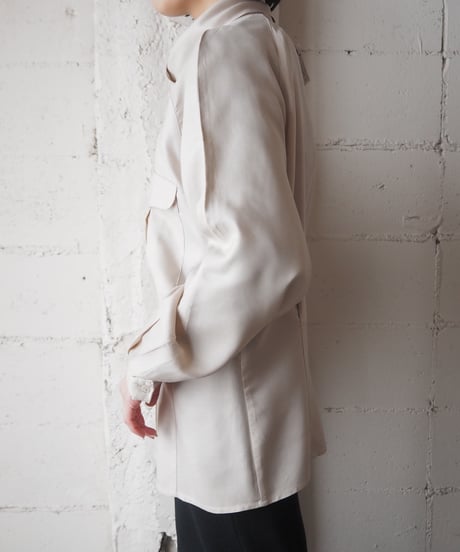 Turn Over Collar Raglan Sleeve Shirt BE