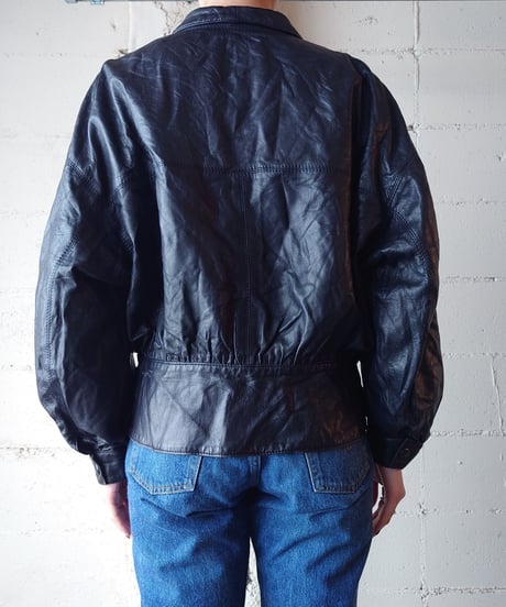 Shawl Collar Leather Jacket DNV