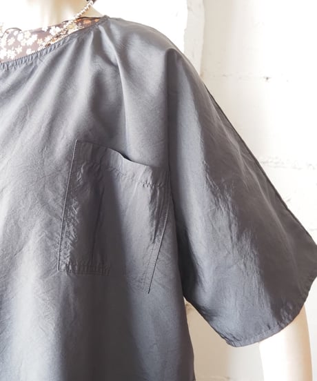 S/S Nylon Snap Jacket BK