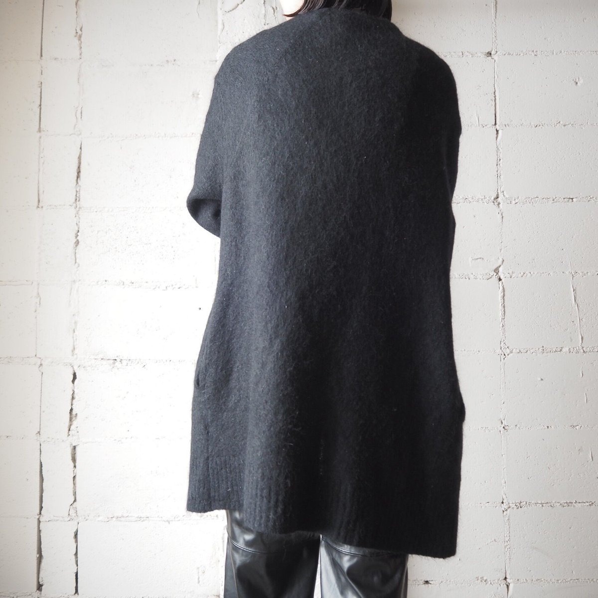 Acne Studios Mohair Knit Cardigan BK | Orfeo