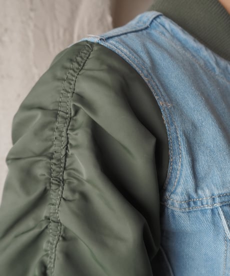 VERONICA BEARD Denim MA-1 Docking Jacket LBL KA