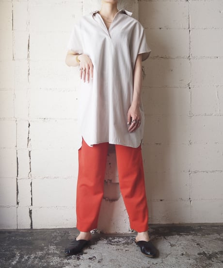 Open CollarLongShirtGR