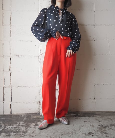 GANNI Sheer Dot Blouse NVWH