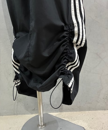 REMAKE adidas Drawstring Track Skirt　BKWH