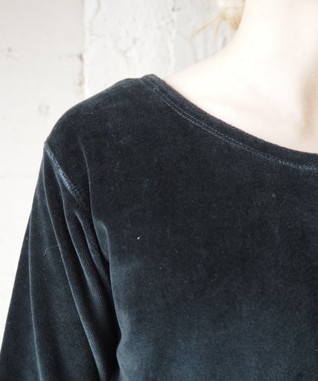 West Gather Velour Dress BK