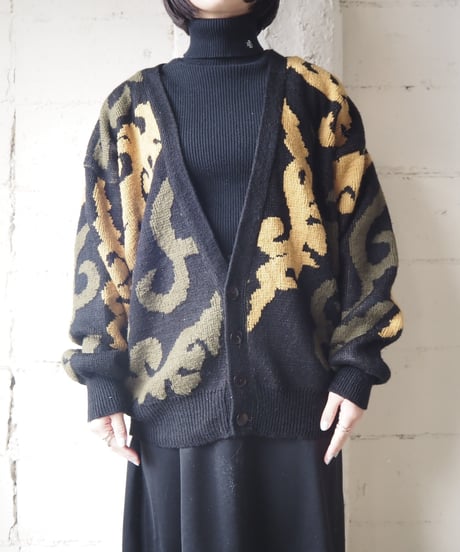 Botanical Pattern Cardigan BKMUKA