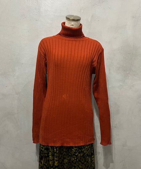 Rib Turtle Neck Knit TER
